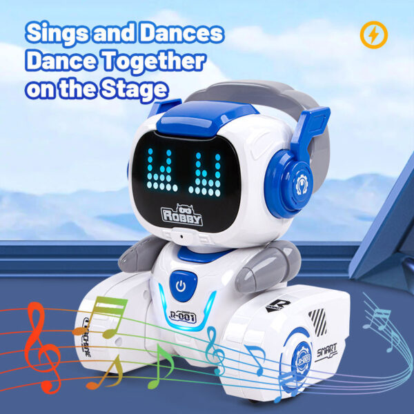 Chinese Manufactur Toys Robots Technology Intelligent Educational Cartoon Toy Programmable LED lights Small RC Robot - Image 8