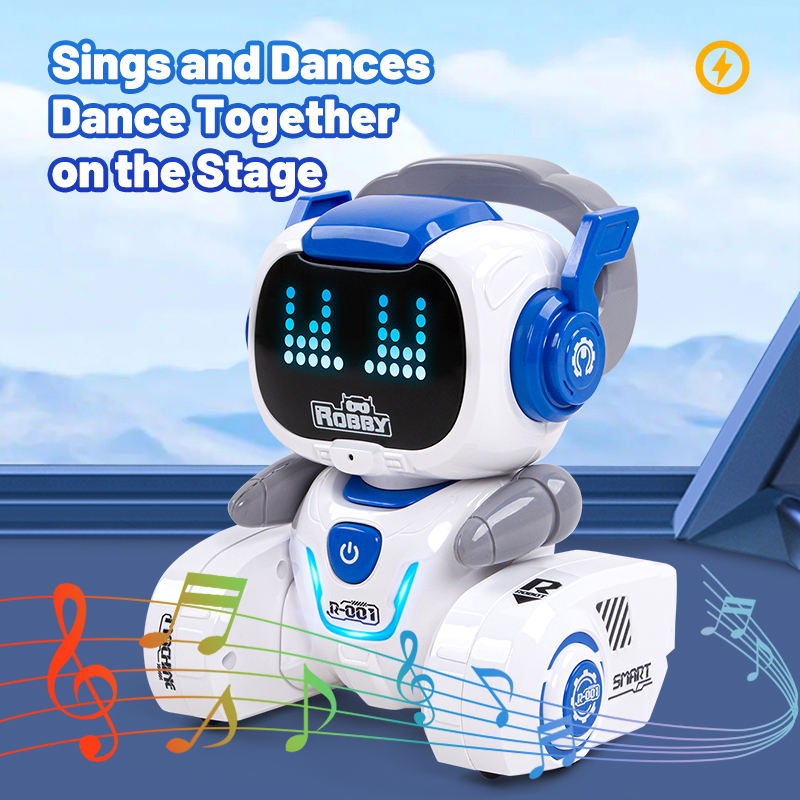 Chinese Manufactur Toys Robots Technology Intelligent Educational Cartoon Toy Programmable LED lights Small RC Robot - Image 7