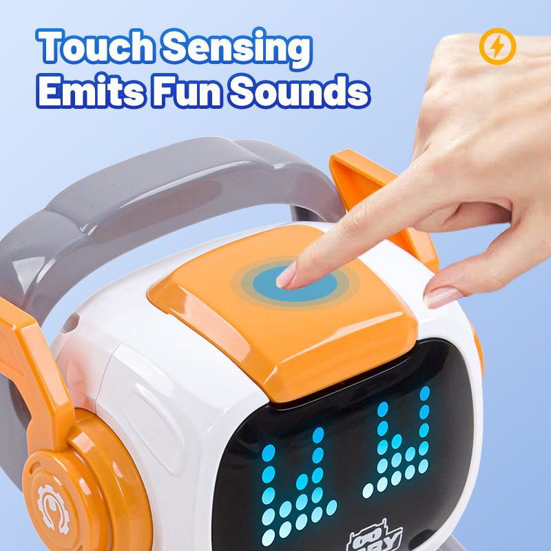 Chinese Manufactur Toys Robots Technology Intelligent Educational Cartoon Toy Programmable LED lights Small RC Robot - Image 9