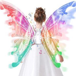 Custom Led Toys Glowing Butterfly Wing Electric Light Up Fairy Wings for Kids Cosplay - Image 13