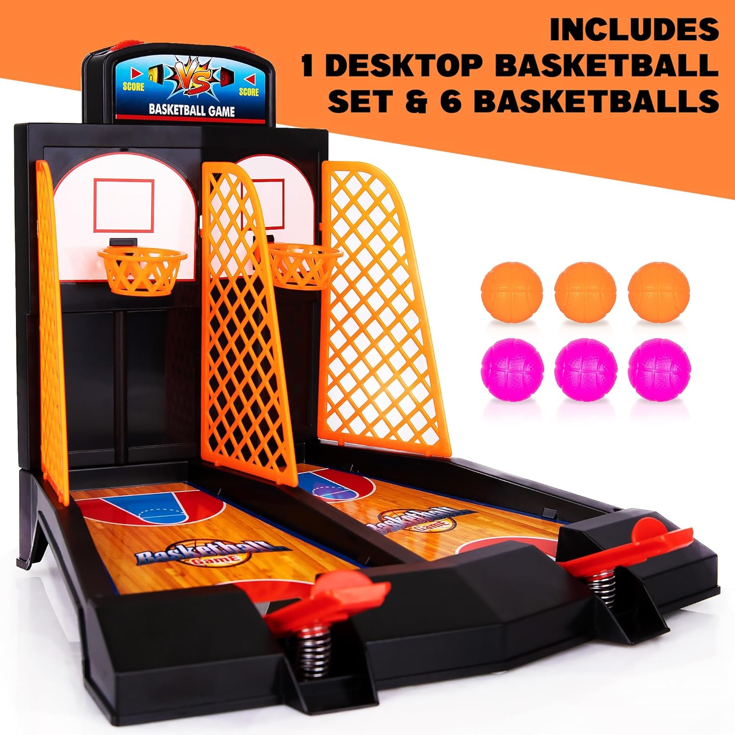 Arcade Desk Basketball Shooting Game Kids Finger Mini Table Basketball Games Desktop for Children - Image 3