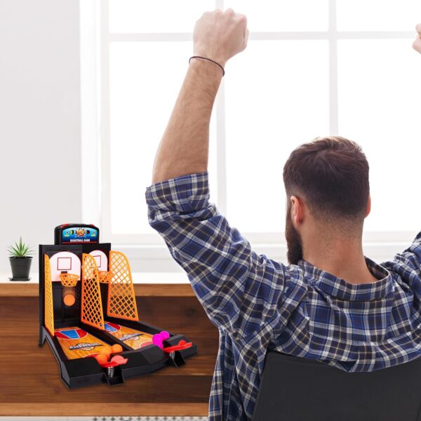 Arcade Desk Basketball Shooting Game Kids Finger Mini Table Basketball Games Desktop for Children - Image 12