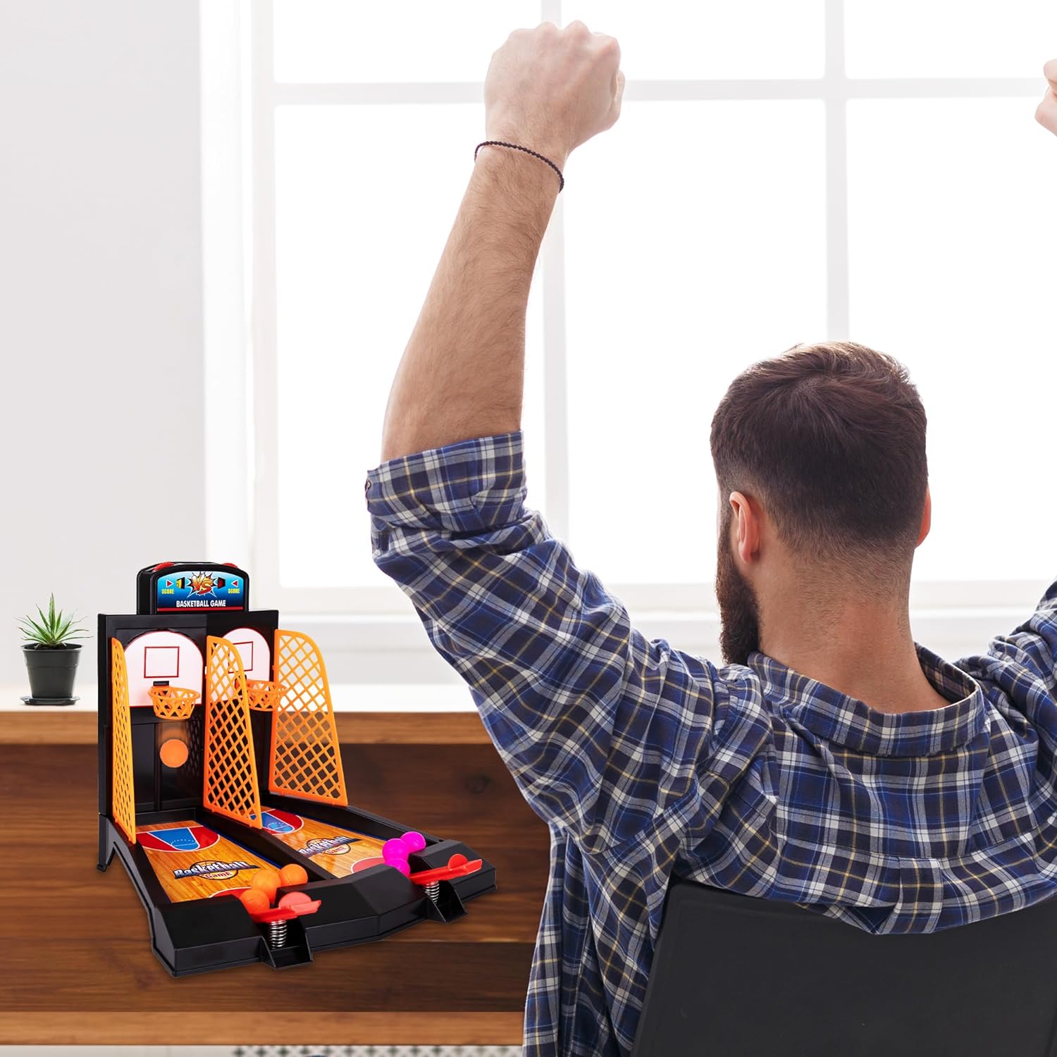 Arcade Desk Basketball Shooting Game Kids Finger Mini Table Basketball Games Desktop for Children - Image 11