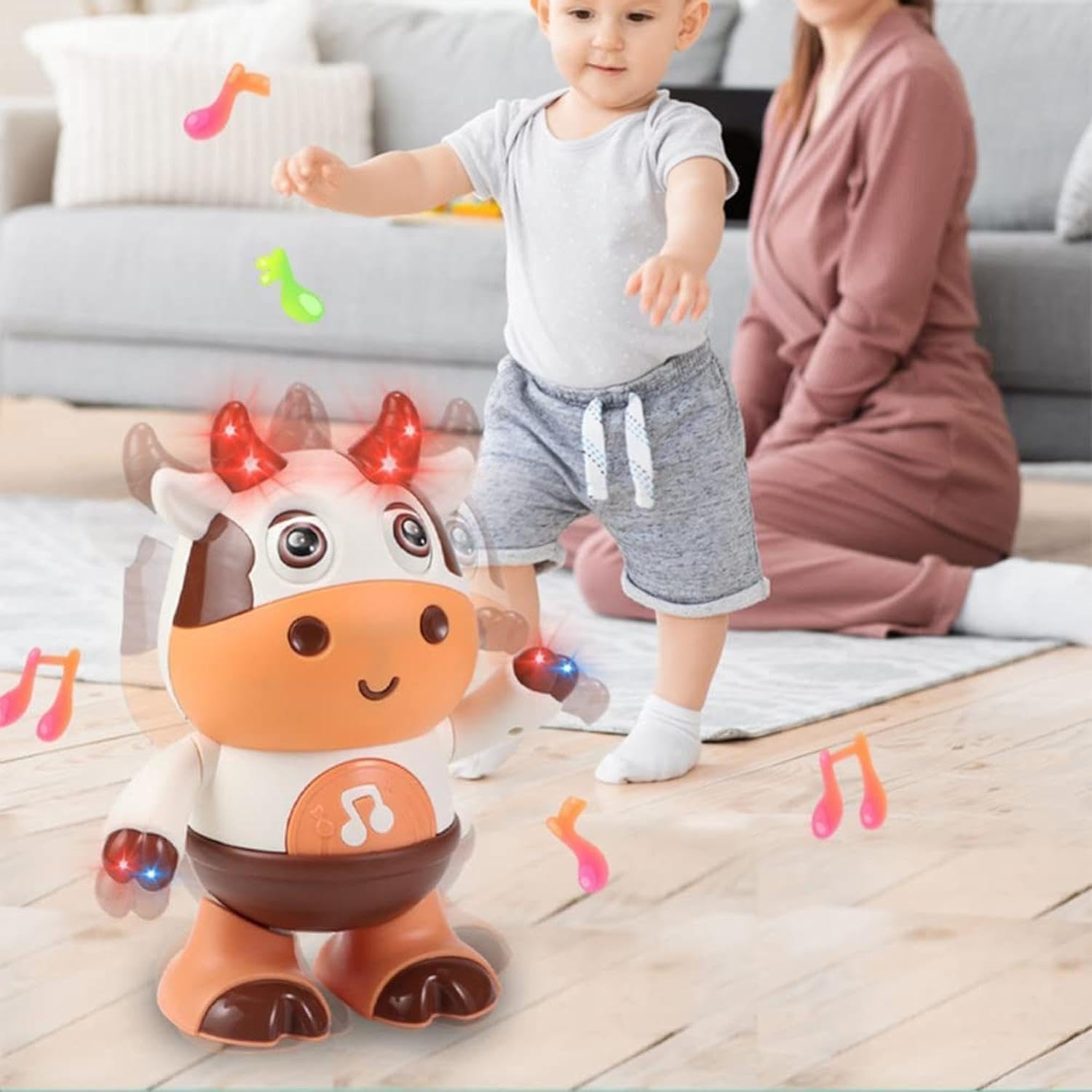 Electric Educational Other Baby Toys Animal Singing and Dancing Cow Toy - Image 9