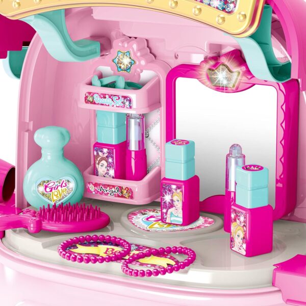 Kid Girl Children’s Toy Pretend Play Preschool Toy Cosmetic Makeup Make Up Kit Toy Set For Girl Kid - Image 10