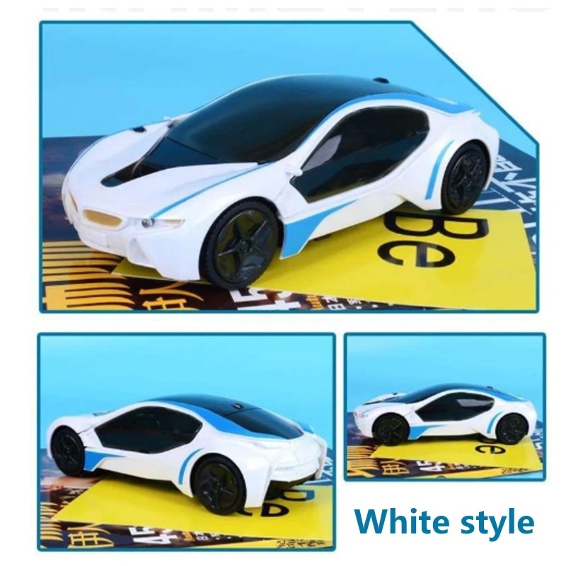 3D Led Flashing Light Car Model Music Supercar Electric Kid Car - Image 9