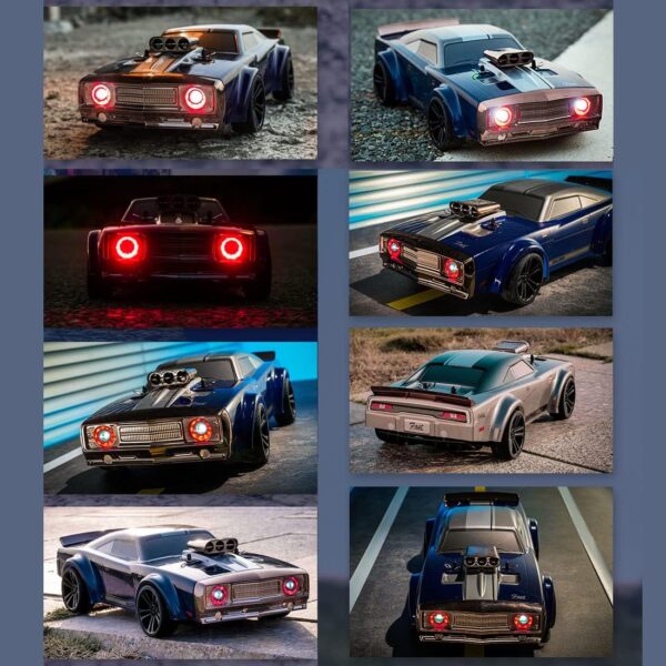 RC CAR Remote Control 1: 16 2.4GHz 35KM/H High Speed 4WD All-Wheel Drive Drift Rc Retro Muscle Cars - Image 10