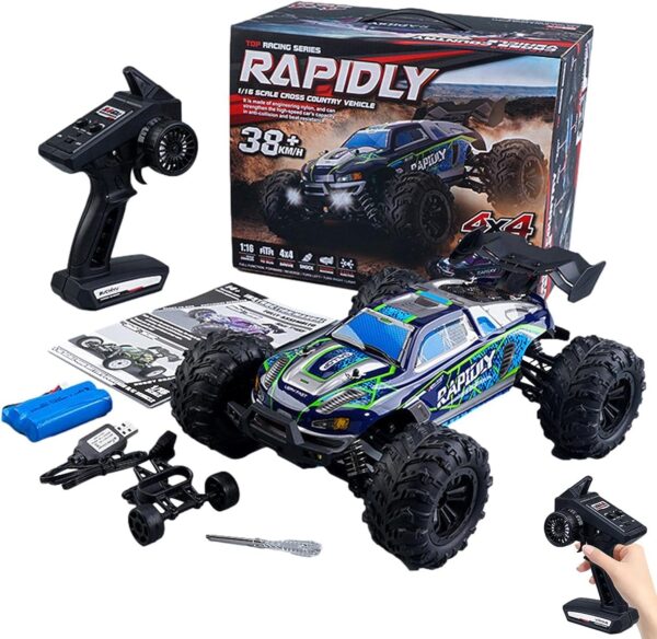 1/16 2.4ghz 80 Remote Control Rock Crawler 4×4 High Speed Off Road Monster Truck - Image 2