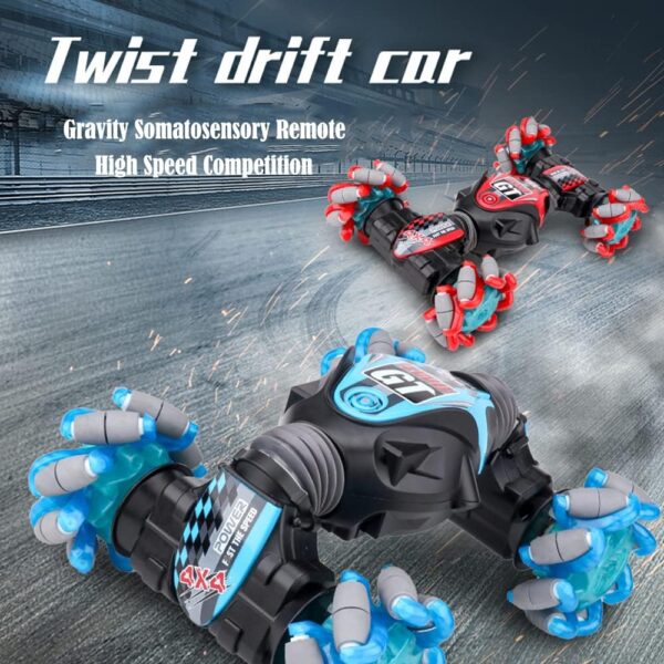 Hot Sale 4WD Double-sided RC Racing Car Electronic Twist Car Remote Control Off Road Vehicle For Kids - Image 8