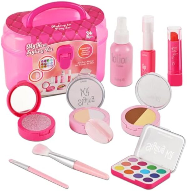 Eco-friendly High Quality Kids Washable Makeup Girl Toys Children Cosmetic Toys Make Up Set - Image 2