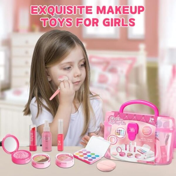 Eco-friendly High Quality Kids Washable Makeup Girl Toys Children Cosmetic Toys Make Up Set - Image 4