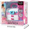 Factory Kids Baby Play Makeup Box Ruby Bow Cosmetic Case Kids Makeup Kit for Girl - Image 18