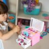 Factory Kids Baby Play Makeup Box Ruby Bow Cosmetic Case Kids Makeup Kit for Girl - Image 19