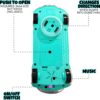 Kids Plastic 3d Racing Car Toy Mechanical Transparent Gear Car Push Toy - Image 16