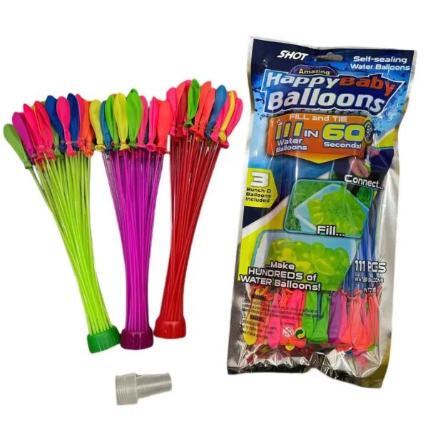 Kids Outdoor Toys Factory Water Balloons 111pcs /bag Balloon Self Sealing Magic Quick Fill Water Balloons - Image 2