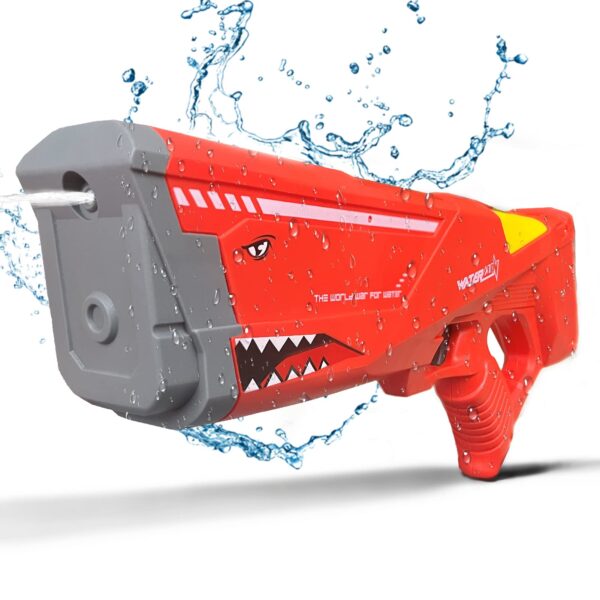 Best Electronic Toys 600cc Large High Pressure Powerful Electric Shark Squirt Water Gun - Image 2