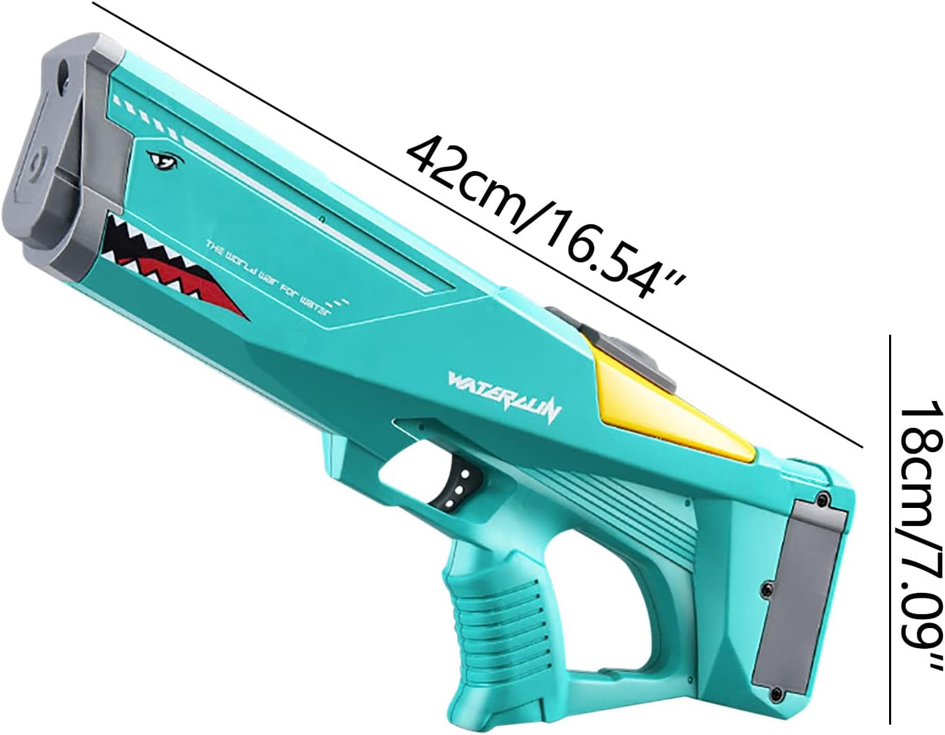 Best Electronic Toys 600cc Large High Pressure Powerful Electric Shark Squirt Water Gun - Image 11