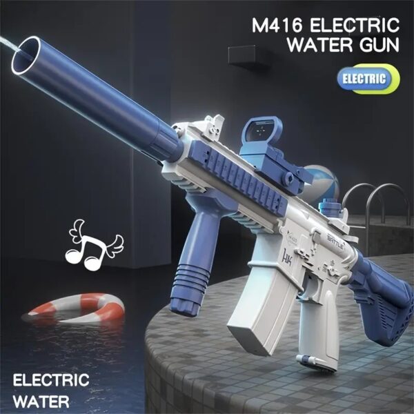 Kids Summer Outdoor Toys Songkran Fast Delivery Automatic Precise High End Premium Electric Water Gun - Image 12