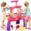 Kids Outdoor Upgraded Sand Water Table Toys Electric Water Pump Rain Shower Splash Pond Sensory Play Table Toys - Image 13