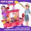 Kids Outdoor Upgraded Sand Water Table Toys Electric Water Pump Rain Shower Splash Pond Sensory Play Table Toys - Image 19