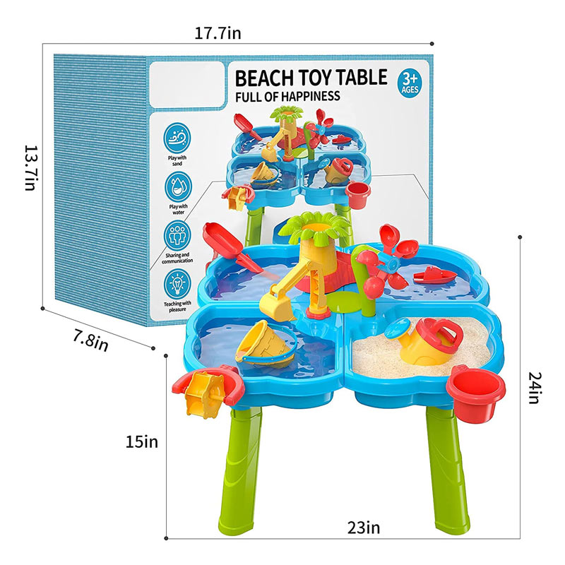 Beach Sand Water Game Beach Table Toys Kids Sand Toy Set For Kids - Image 3