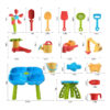 Beach Sand Water Game Beach Table Toys Kids Sand Toy Set For Kids - Image 15