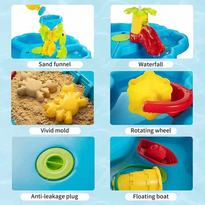 Beach Sand Water Game Beach Table Toys Kids Sand Toy Set For Kids - Image 9