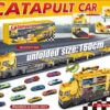 Catapult Container Truck Folding Car Model Toys Children Truck Matel Car Deformation Folding Track Ejection Die Cast Car Set - Image 19