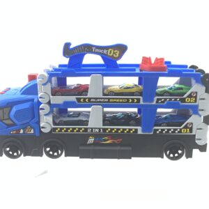 Catapult Container Truck Folding Car Model Toys Children Truck Matel Car Deformation Folding Track Ejection Die Cast Car Set - Image 21