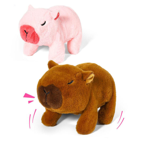 New Capybara Stuffed Animal Walking Barking with Pretend Play Accessories Electronic Plush Toys for Kids - Image 6