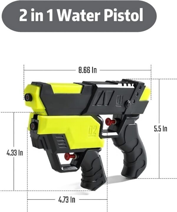 Children Summer Fun Water Gun Remote Shooting Large Capacity 2 in 1 Water Gun - Image 4