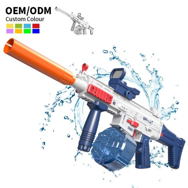 Kids Outdoor Toys 2024 SCAR Electric Water Gun Powerful Water Squirt Gun Super Water Soaker Toy Gun - Image 2