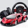 1:16 Steering Wheel Remote Control Car Toy With LED Lights - Image 15