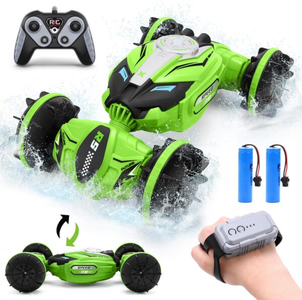 New Amphibious Remote Control Car Rc Stunt Car 4WD Off-Road Drift Toy Hand Controlled Gesture RC Car - Image 2