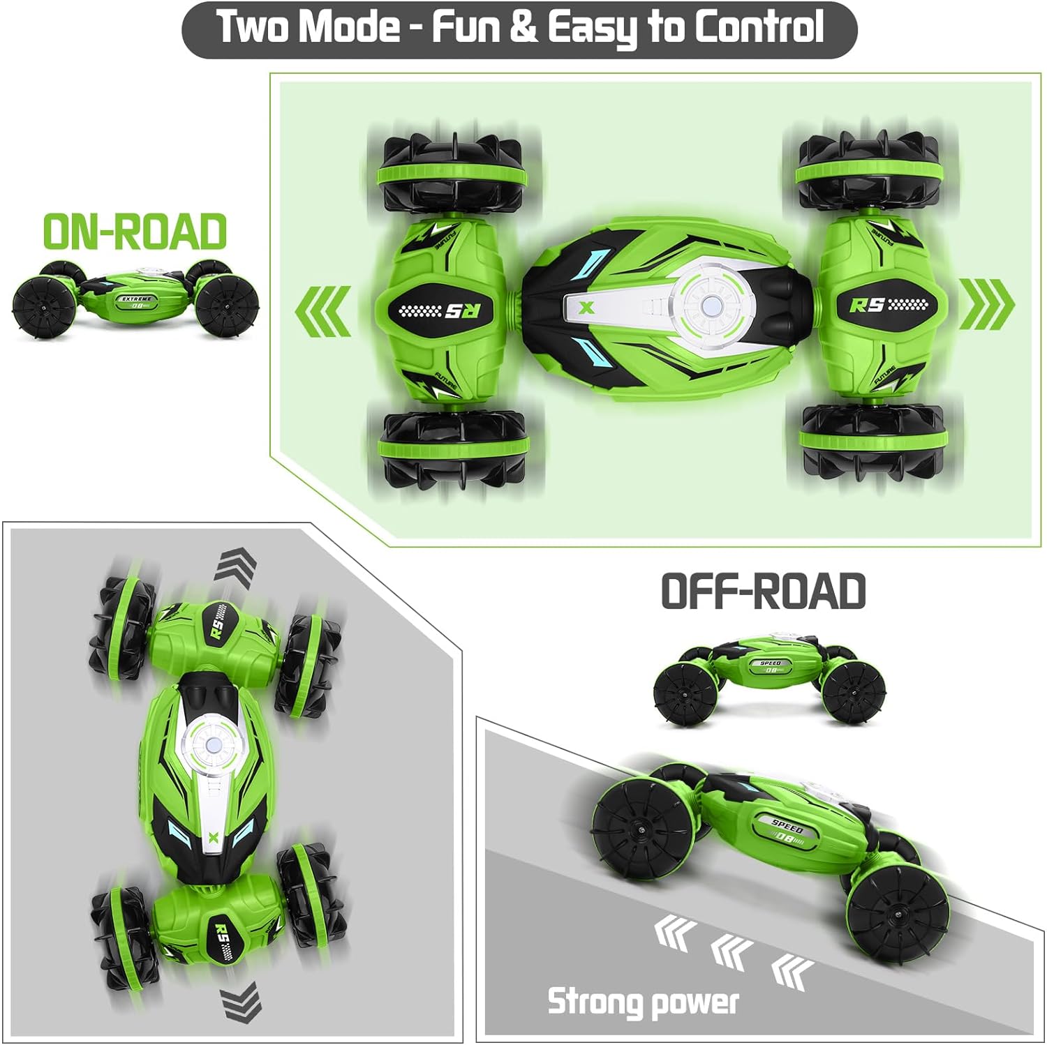 New Amphibious Remote Control Car Rc Stunt Car 4WD Off-Road Drift Toy Hand Controlled Gesture RC Car - Image 3