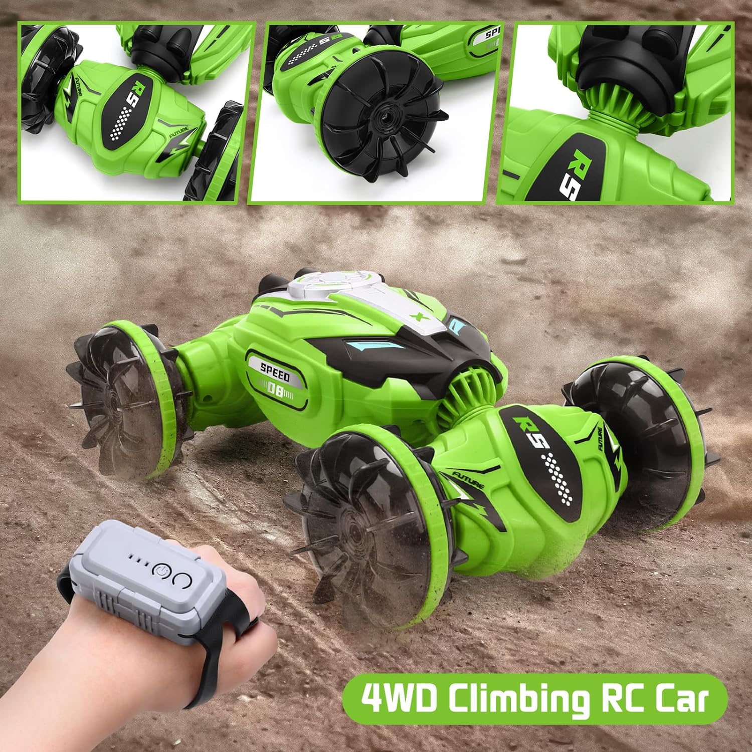 New Amphibious Remote Control Car Rc Stunt Car 4WD Off-Road Drift Toy Hand Controlled Gesture RC Car - Image 7