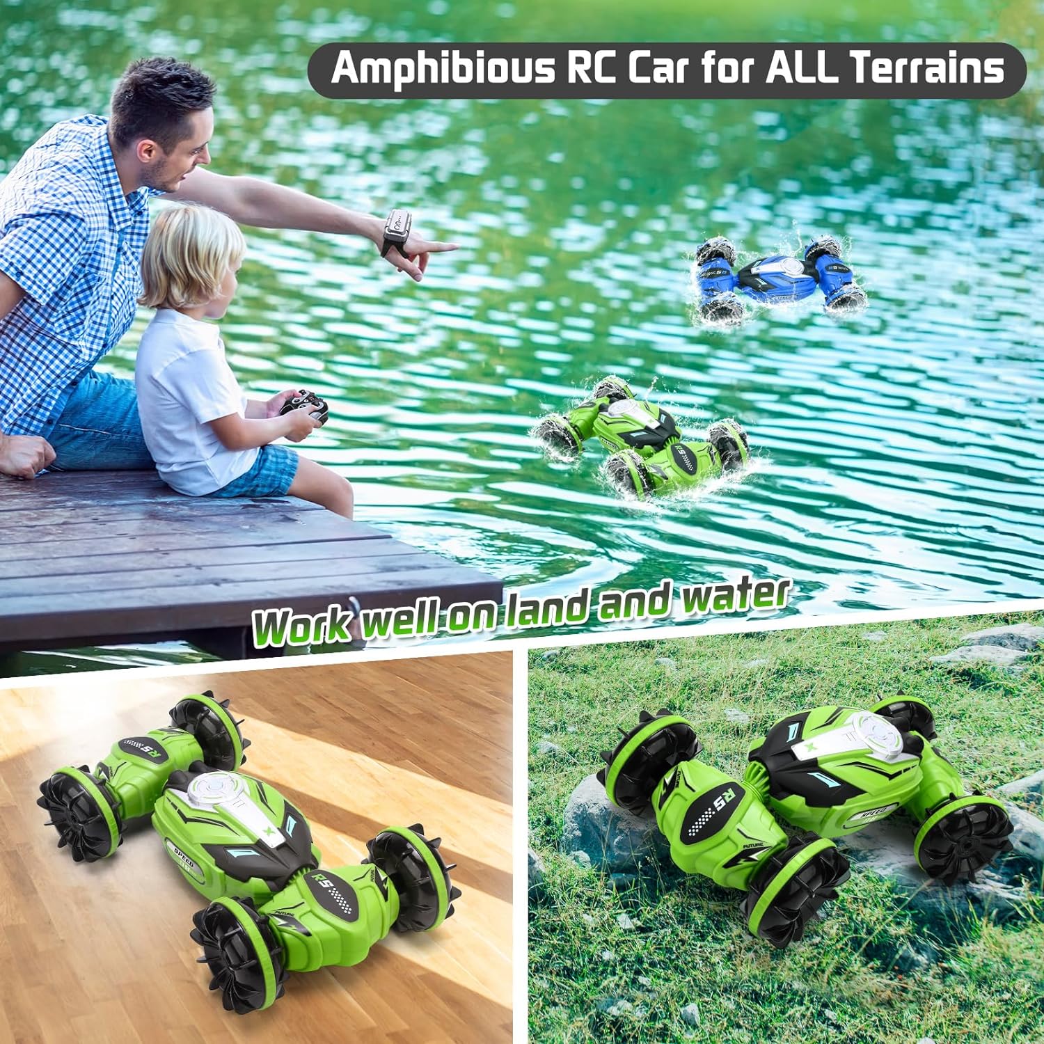New Amphibious Remote Control Car Rc Stunt Car 4WD Off-Road Drift Toy Hand Controlled Gesture RC Car - Image 11