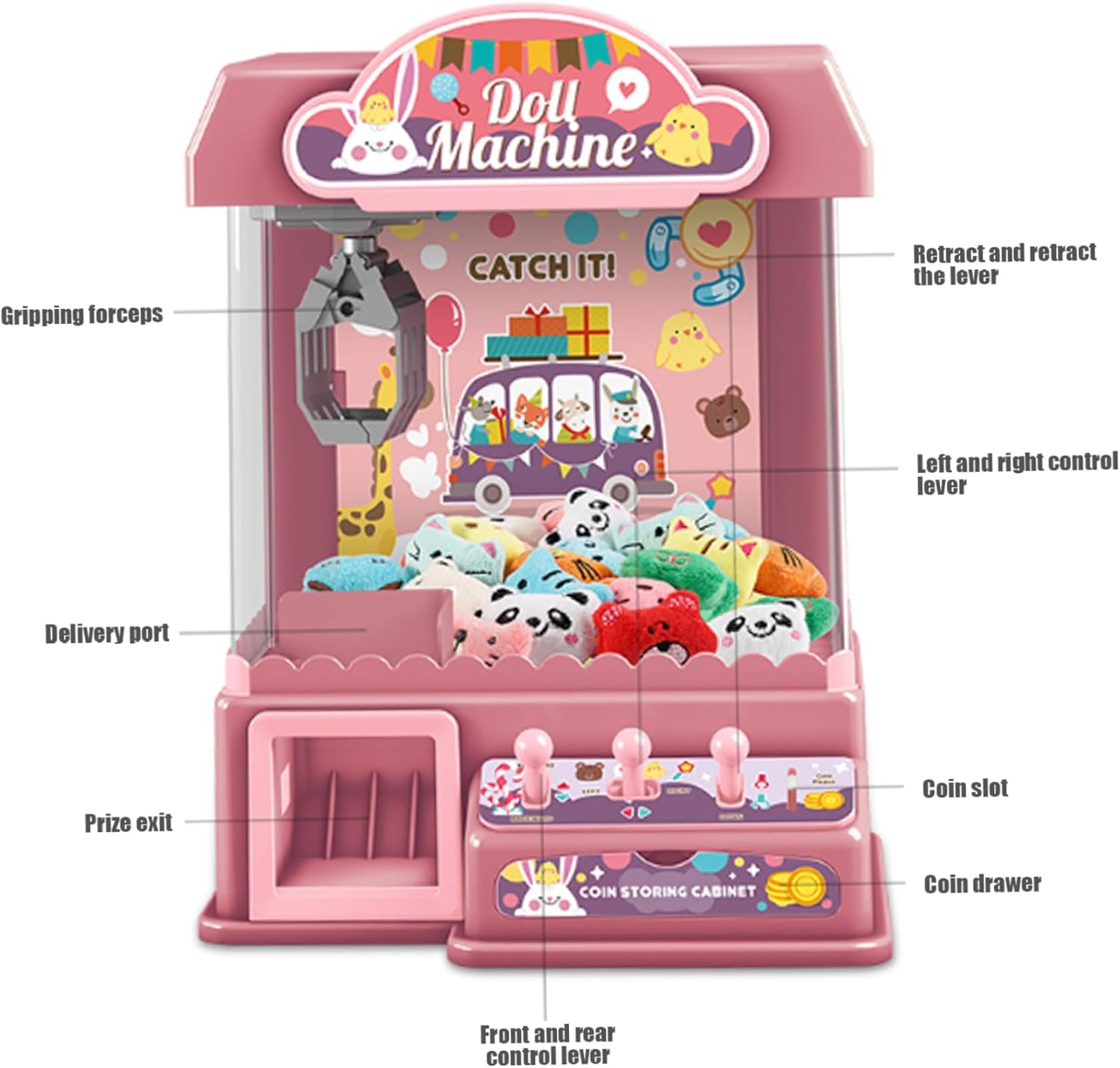 Hot Selling Kids Education Toys Popular New Children Play Toys Mini Claw Doll Machine Toy - Image 9