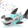 New Kids Toys Battery Operated Electric Universal Wheel Tail Shake Robot Shark Toy with Lighting Music - Image 14