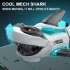 New Kids Toys Battery Operated Electric Universal Wheel Tail Shake Robot Shark Toy with Lighting Music - Image 16