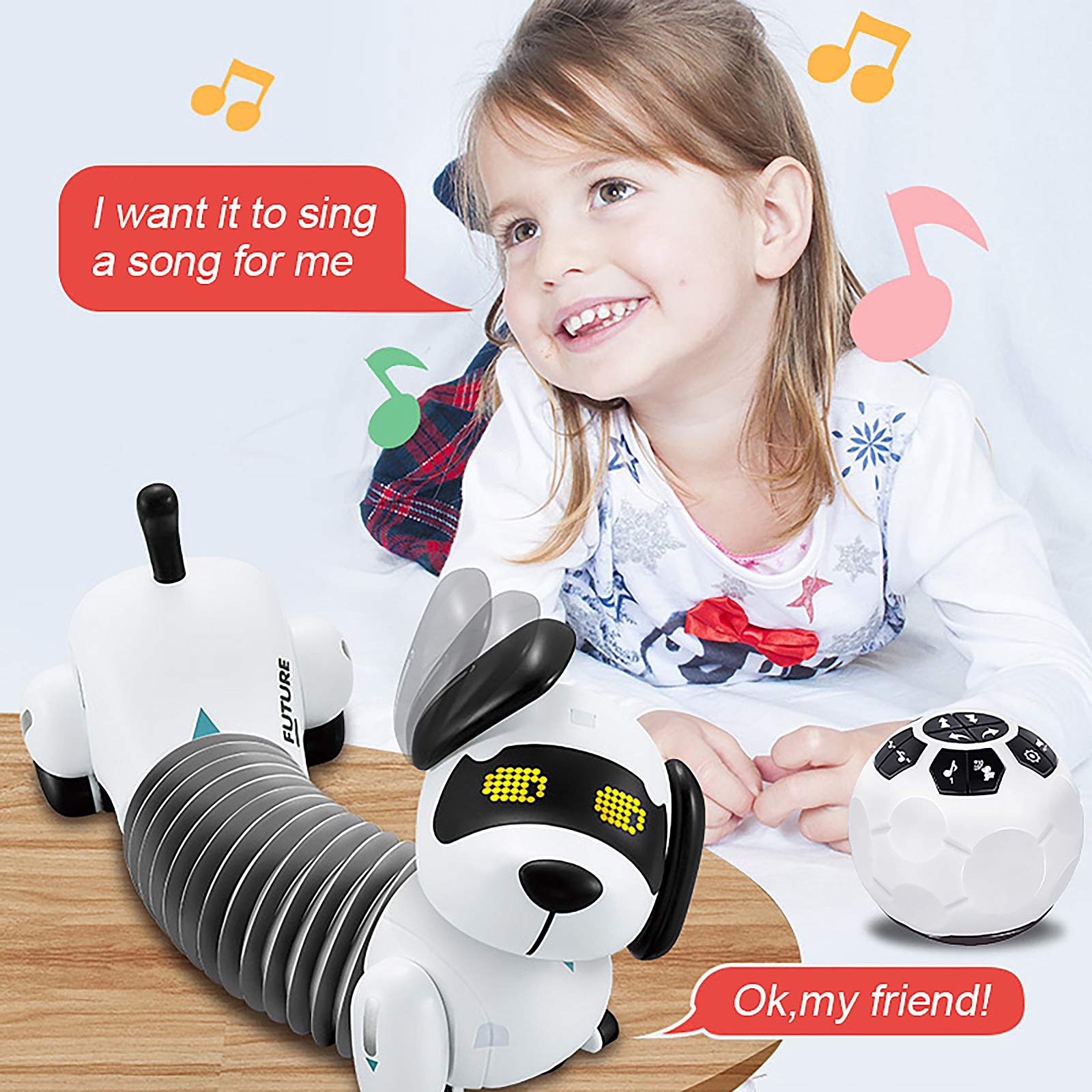 Hot Rc Robots Aibo Pet Smart Intelligent Remote Control Robot Dog Toy - Image 4