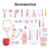 First-Aid Ambulance Car Toy Plastic Medical Kit Play And Role-Play Setting With Doctor Doll - Image 16