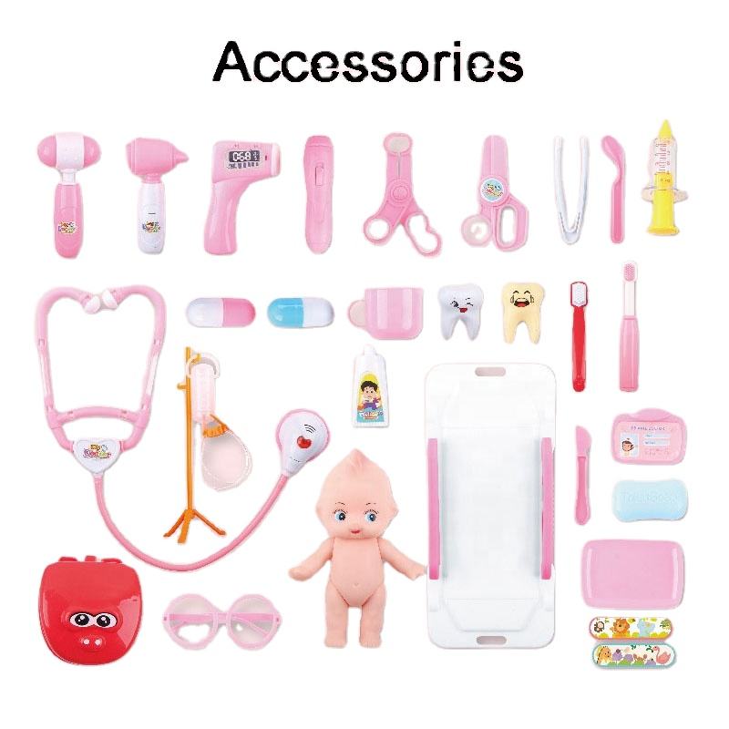 First-Aid Ambulance Car Toy Plastic Medical Kit Play And Role-Play Setting With Doctor Doll - Image 7