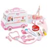 First-Aid Ambulance Car Toy Plastic Medical Kit Play And Role-Play Setting With Doctor Doll - Image 18