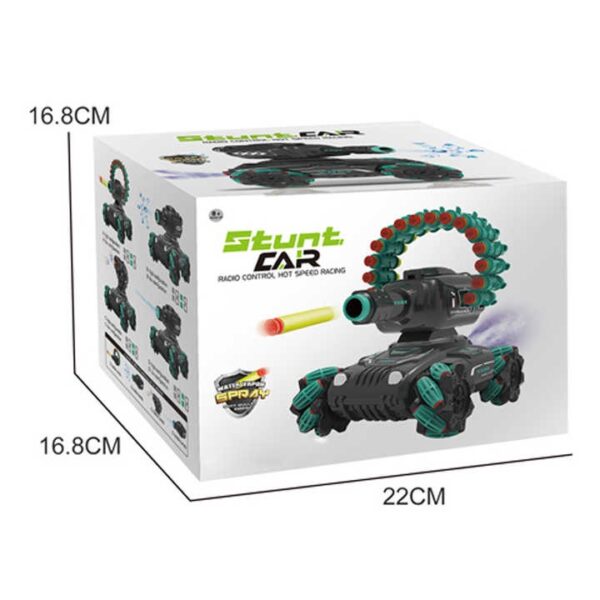 Stunt Car Infrared Laser Targeting Water Bomb Rc Tank Toy 2.4g Dual Remote Control 360 Degree Rotation Gesture Rc Car - Image 12