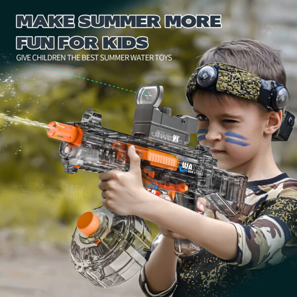 36CM Large UMP45 Automatic Electric Water Gun Automatic water absorption Squirt Gun Continuous 10 Meter Shooting Water gun - Image 12