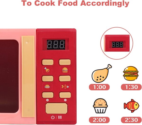 23 pcs Pretend Play Preschool Set Toy Simulation Mini Electric Appliances Tool Cooking Food Kitchen Toys - Image 6