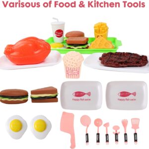 23 pcs Pretend Play Preschool Set Toy Simulation Mini Electric Appliances Tool Cooking Food Kitchen Toys - Image 19