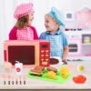 23 pcs Pretend Play Preschool Set Toy Simulation Mini Electric Appliances Tool Cooking Food Kitchen Toys - Image 21