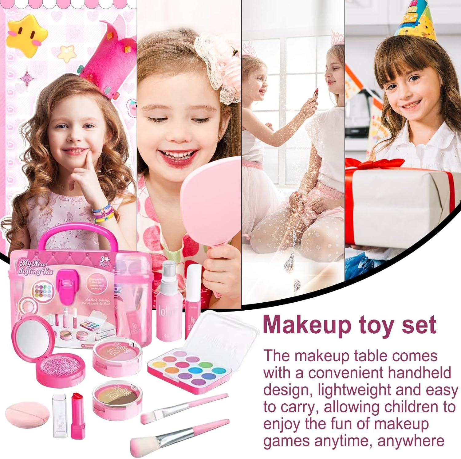 Eco-friendly High Quality Kids Washable Makeup Girl Toys Children Cosmetic Toys Make Up Set - Image 3